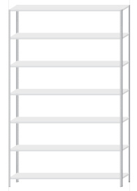 Стеллаж MS Strong 2550x1500x500 (7 полок)